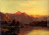 Buttermere, The Lake District by Alfred de Breanski Snr